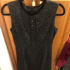 Leopard print shift dress Size 6